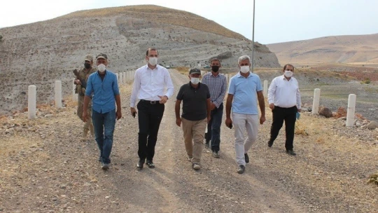 Boztepe Barajı Mesire Alanı yapılıyor