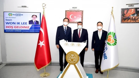Büyükelçi Lee'den Başkan Gürkan'a ziyaret