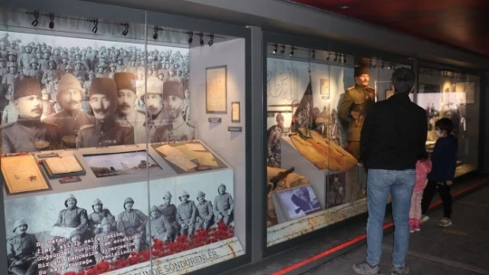 Çanakkale Savaşları Mobil Müzesi'ne ilgi