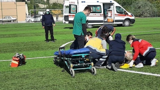 Derende'de çapa motoru kazası