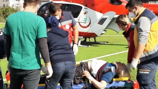 Derende'de çapa motoru kazası