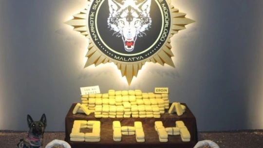 Ceviz çuvalı içinde 100 kilo eroin ele geçirildi