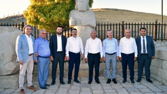 Çınar, başkanları ağırladı