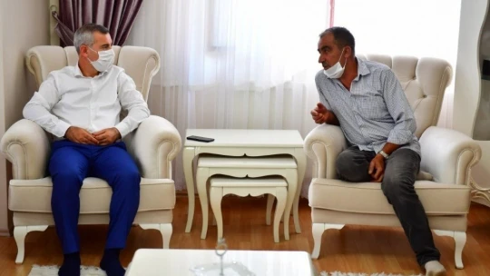 Çınar'dan şehit ailelerine bayram ziyareti