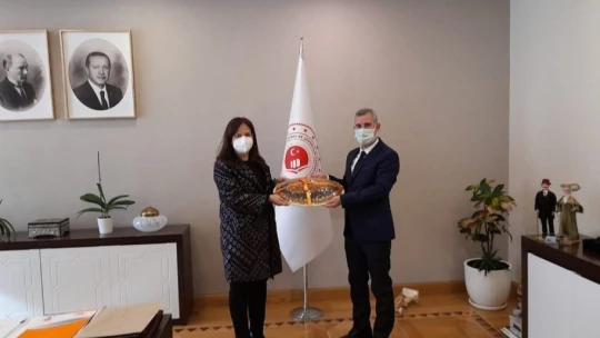 Çınar, devam eden ve planlanan yatırımlar için Ankara'da temaslarda bulundu