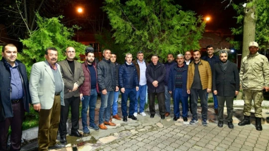 Çınar, Konak sakinleriyle bir araya geldi