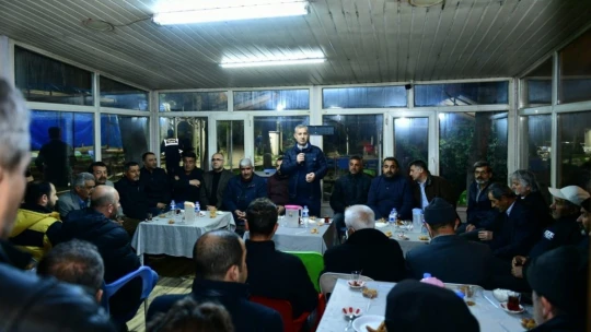 Çınar, Konak sakinleriyle bir araya geldi