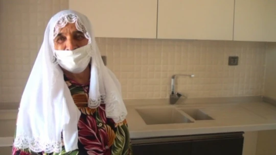 Yaşlı kadının tek isteği fotoğraf