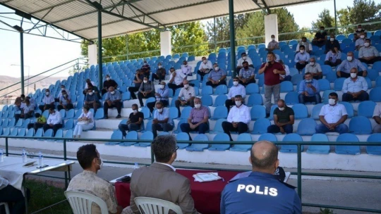 Darende'de Covid-19 istişaresi