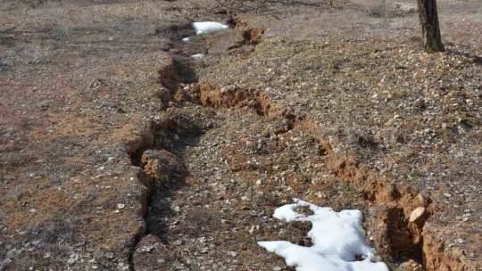 Darende'de depremin ürkütücü fotoğrafı