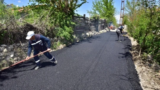 Demirci Sokak sıcak asfalta kavuştu