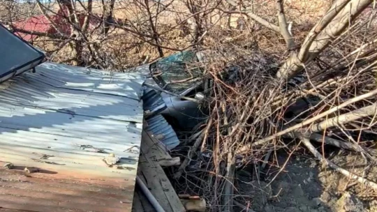 Deprem bölgesi Malatya'da heyelan, bir mezrayı yuttu