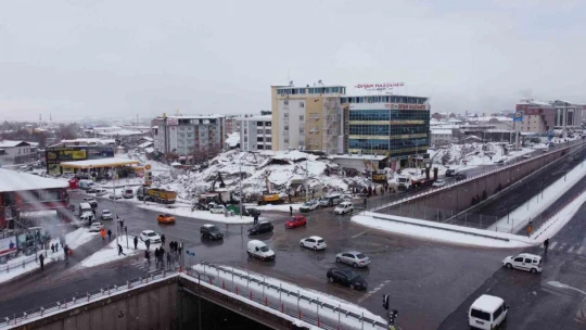 Deprem bölgesi Malatya havadan görüntülendi