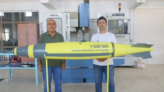 Devasa yangınlar için söndürme bombası