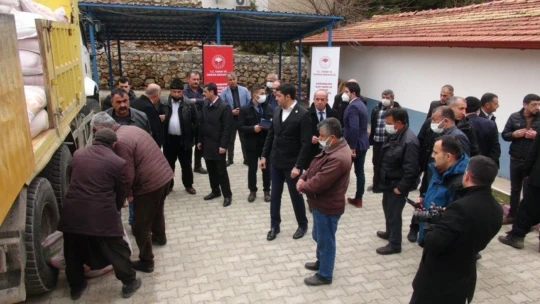 Doğanşehir'de arpa ve buğday tohumu dağıtımına başlandı