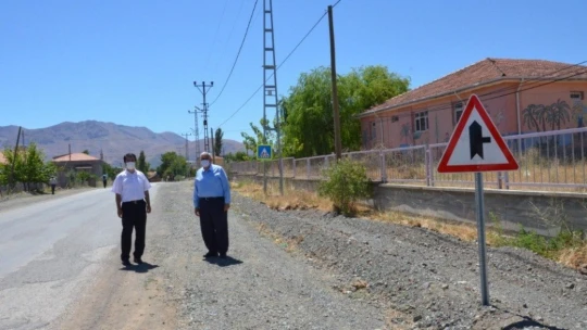 Doğanşehir'de dikey işaretleme