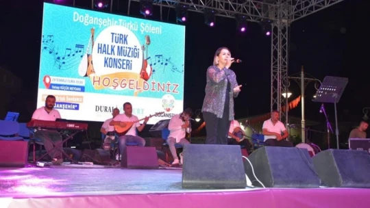 Doğanşehir Türkü Şöleni ilgi gördü