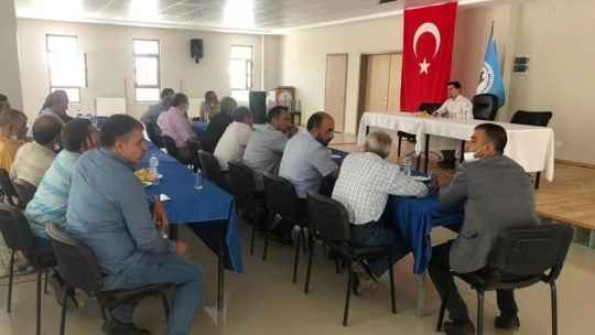 Doğanyol'da muhtarların sorunları dinlendi