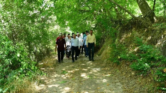 Doğaseverler yürüyüşte buluştu