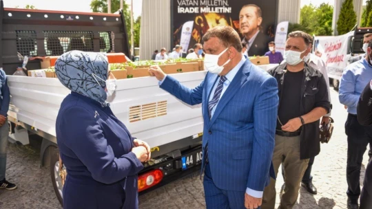 Dondan zarar gören çiftçilere fide desteği