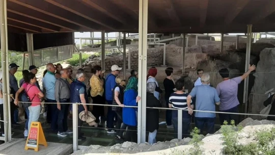 Dünya kültür mirası Arslantepe Höyüğü'ne ilgi artıyor