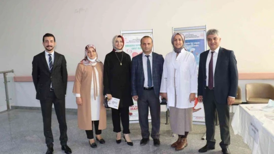 Eğitim ve Araştırma Hastanesi'nde organ bağışı standı kuruldu