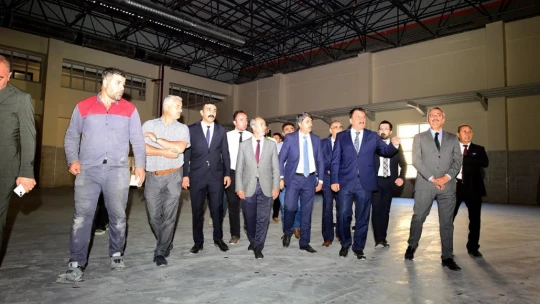 Ekmek ve yemek fabrikası yapımında sona gelindi