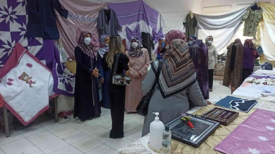 El emeği göz nuru ürünler sergilendi