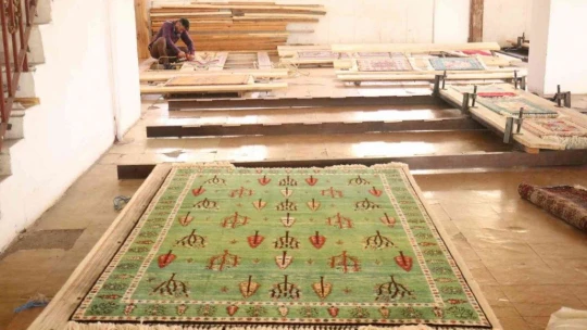 El yapımı halıya en büyük talep Amerika'dan