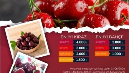 En iyi Yeşilyurt kirazı 21 Haziran'da belirlenecek
