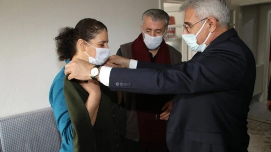 Engelli aileye anlamlı ziyaret