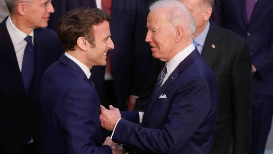 Erdoğan, NATO Liderler Zirvesi'nde aile fotoğrafı çekimine katıldı