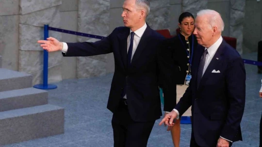 Erdoğan, NATO Liderler Zirvesi'nde aile fotoğrafı çekimine katıldı