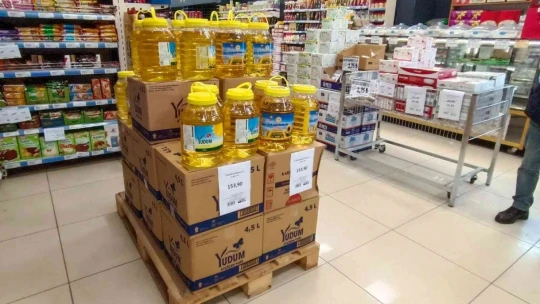 Esenlik'te yağ satışları devam ediyor