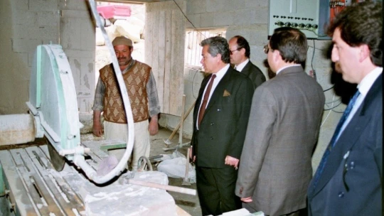 Eserlere eser katan taş ustasına vefa