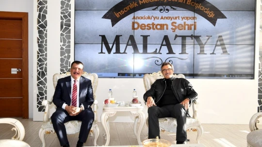 Eski Bakan Tüzmen, Başkan Gürkan'ı ziyaret etti