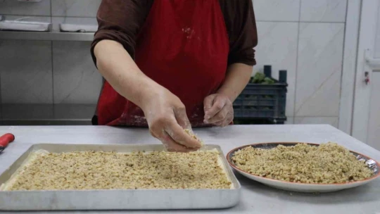 Ev baklavasında bayram yoğunluğu