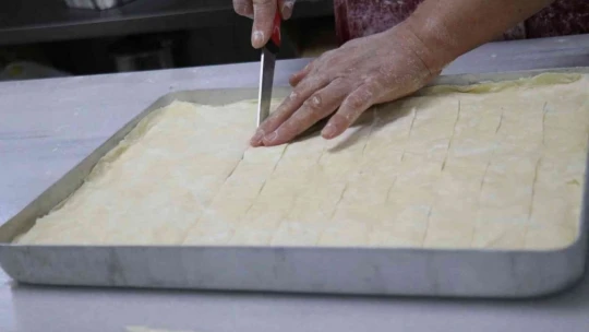 Ev baklavasında bayram yoğunluğu