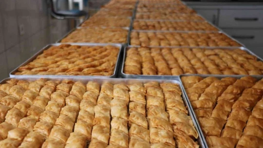 Ev baklavasında bayram yoğunluğu