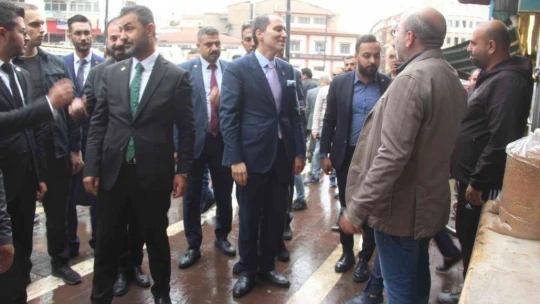 Fatih Erbakan'dan esnaf ziyareti