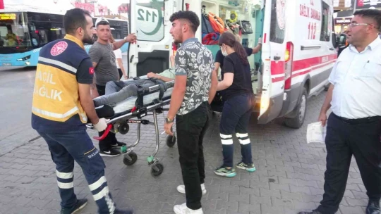 Fenalaşarak yere yığılan genç ekipleri harekete geçirdi