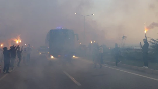 Fenerbahçe'ye Malatya'da coşkulu karşılama