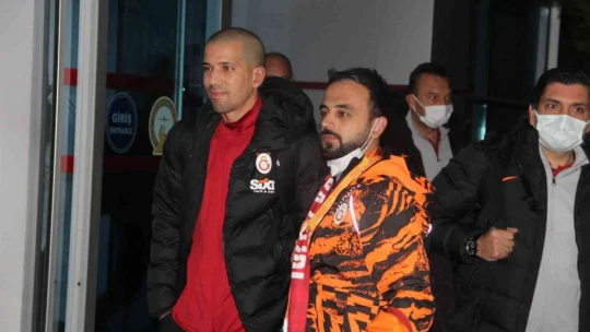 Galatasaray'a Malatya'da coşkulu karşılama