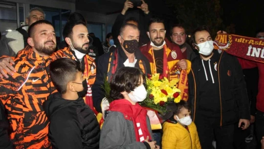 Galatasaray'a Malatya'da coşkulu karşılama