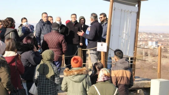 Genç Tarihçiler Topluluğu Arslantepe'yi inceledi