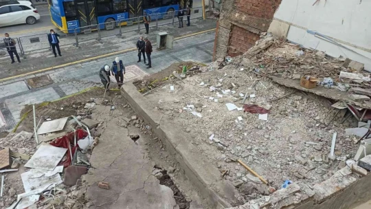 Göçükten saniyelerle kurtulan şahıs yaşanan dehşeti anlattı