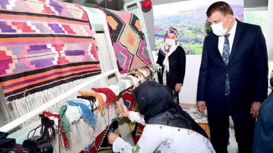 Gürkan'dan girişimci kadın kooperatifine ziyaret