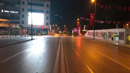 Hafta sonu kısıtlaması Malatya'yı sessizliğe bürüdü