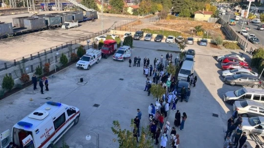 Hastanede gerçeği aratmayan tatbikat