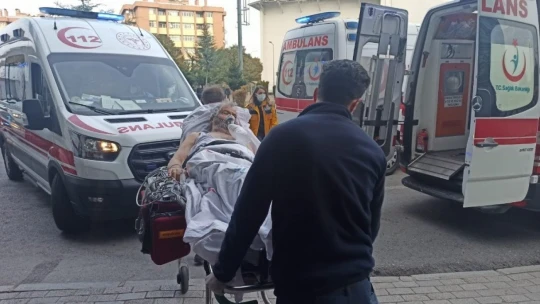 Hastanede yangın paniği